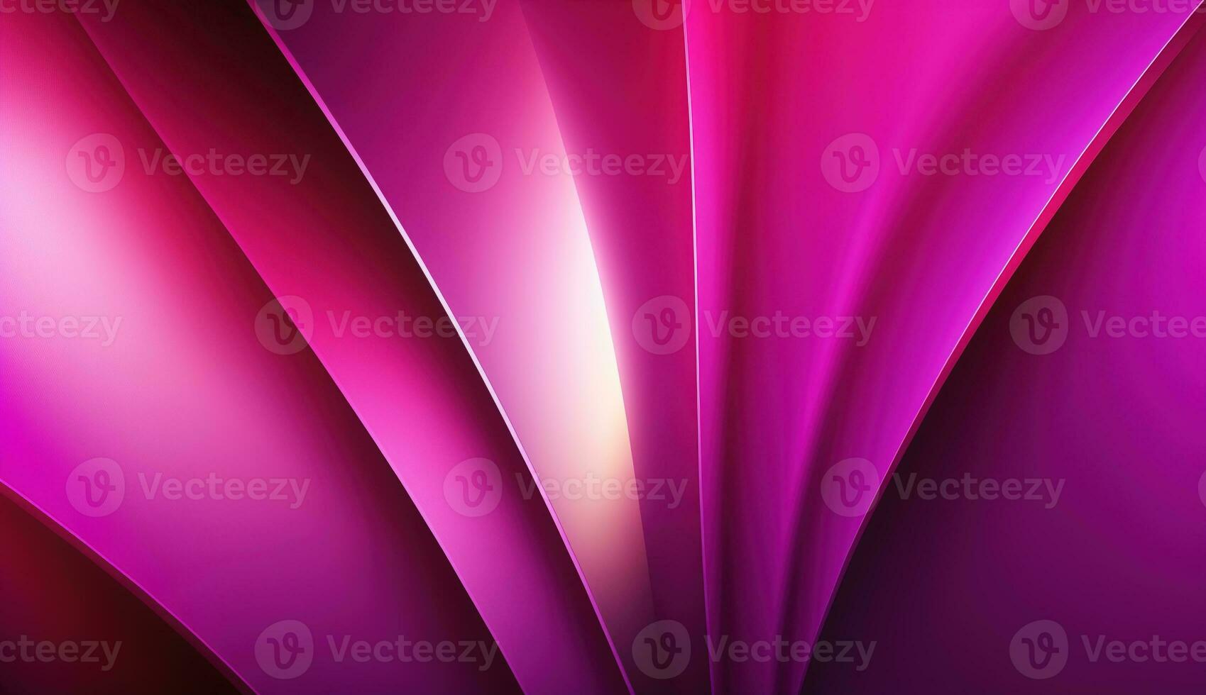 Generative AI, Beautiful gradient scene landscape with viva magenta pink color, horizontal wallpaper. Abstract studio room geometric background photo