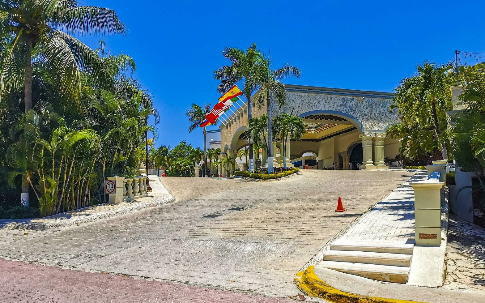 Playa del Carmen Quintana Roo Mexico 2023 Hilton Hotel Building Resort on Beach in Playa del Carmen. photo