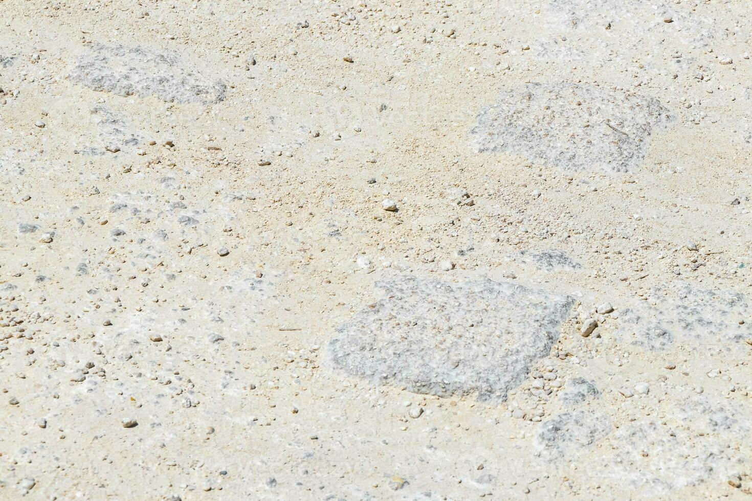Beautiful wall stone and floor or ground texture pattern Mexico. photo