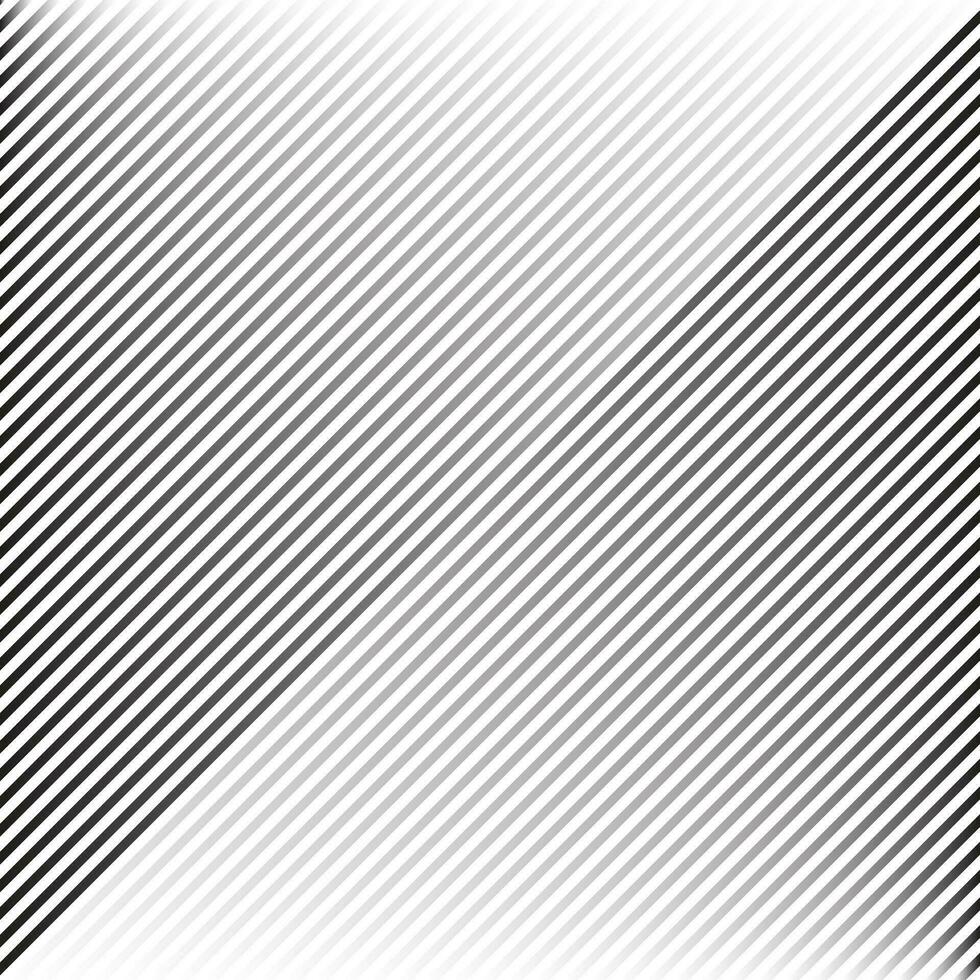 abstract monochrome black white gradient diagonal line pattern texture. vector