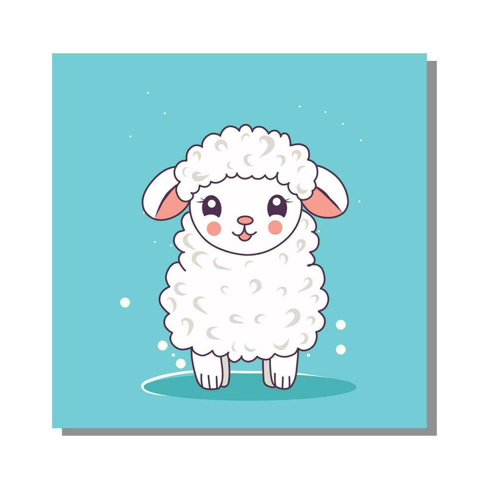 linda Cordero RAM animal en azul antecedentes vector icono. aislado animal tecnología icono concepto. prima vector. plano dibujos animados estilo