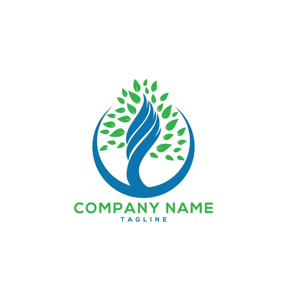 wellness spa therapy logo design vector