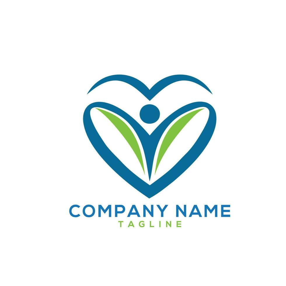 spa yoga wellness logo design vector