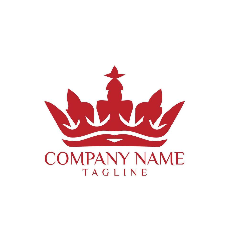 crown logo design vector