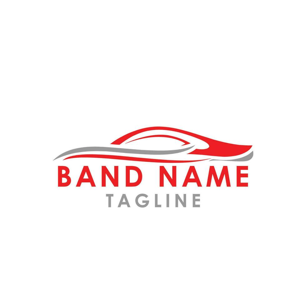 car racing logo design vector