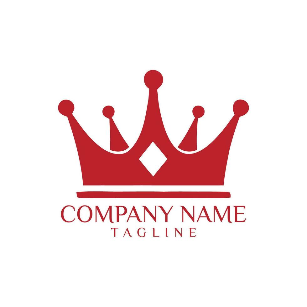 crown logo design vector
