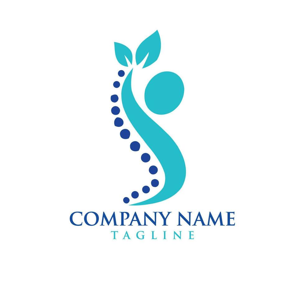 wellness spa therapy logo design vector