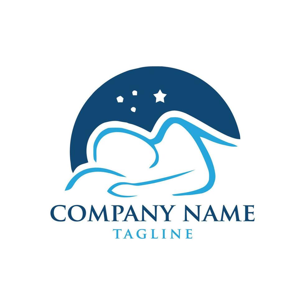 Goodnight Natural logo design vector