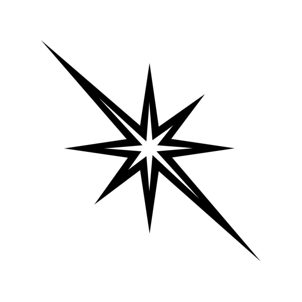 destellos icono vector. centelleo estrellas ilustración signo. brillante Estallar símbolo. estrella logo. vector