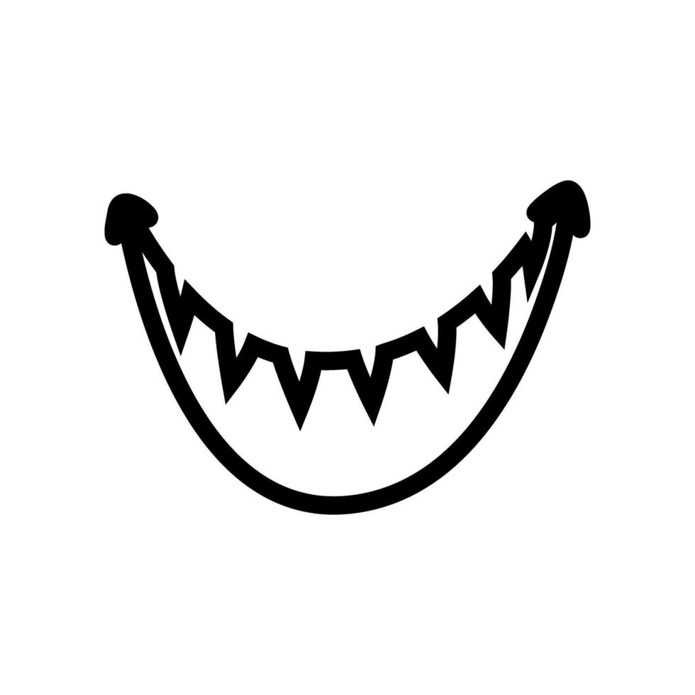 Halloween Face icon vector. Scary face illustration sign. Pumpkin face symbol or logo. vector