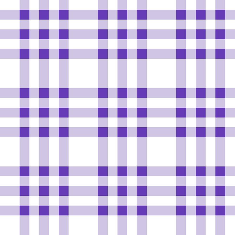 Purple plaid pattern background. plaid pattern background. plaid background. Seamless pattern. for backdrop, decoration, gift wrapping, gingham tablecloth, blanket, tartan, fashion fabric print. vector