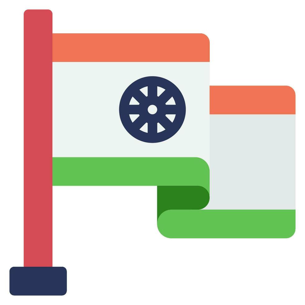 bandera icono ilustración para web, aplicación, infografía, etc vector