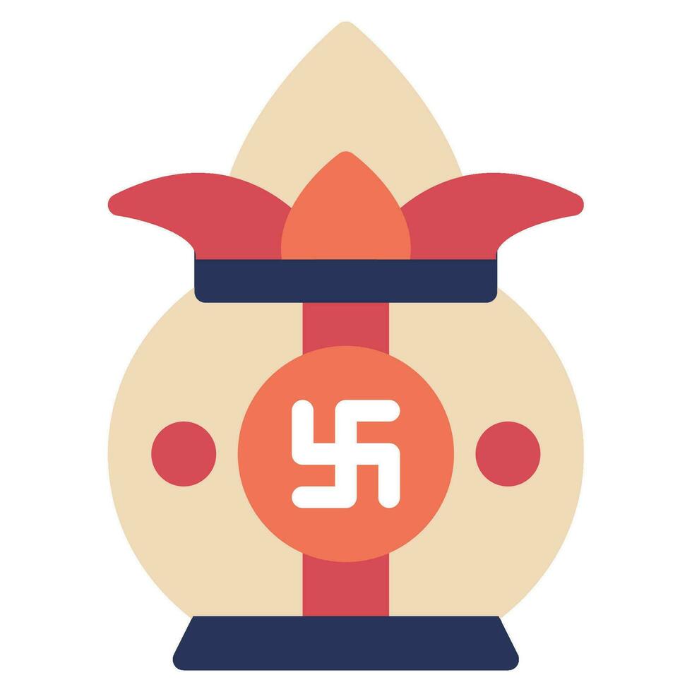 Puja Icon Illustration for web, app, infographic, etc vector