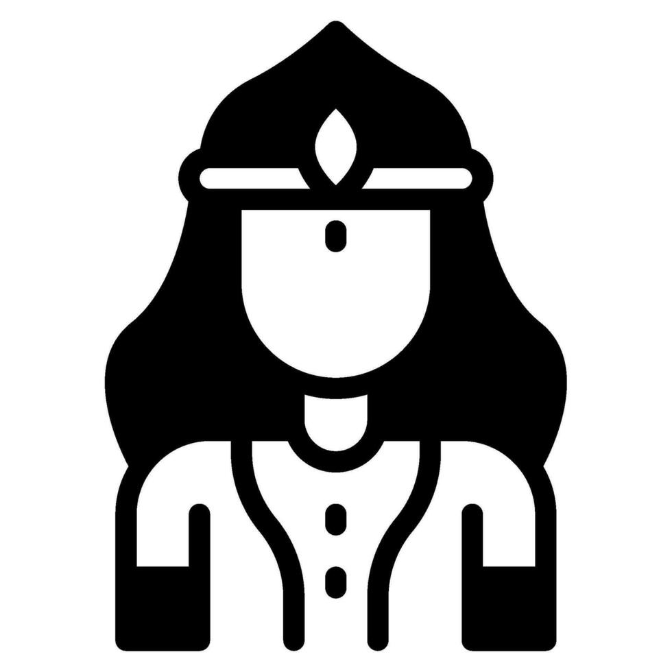Parvati Icon Illustration for web, app, infographic, etc vector