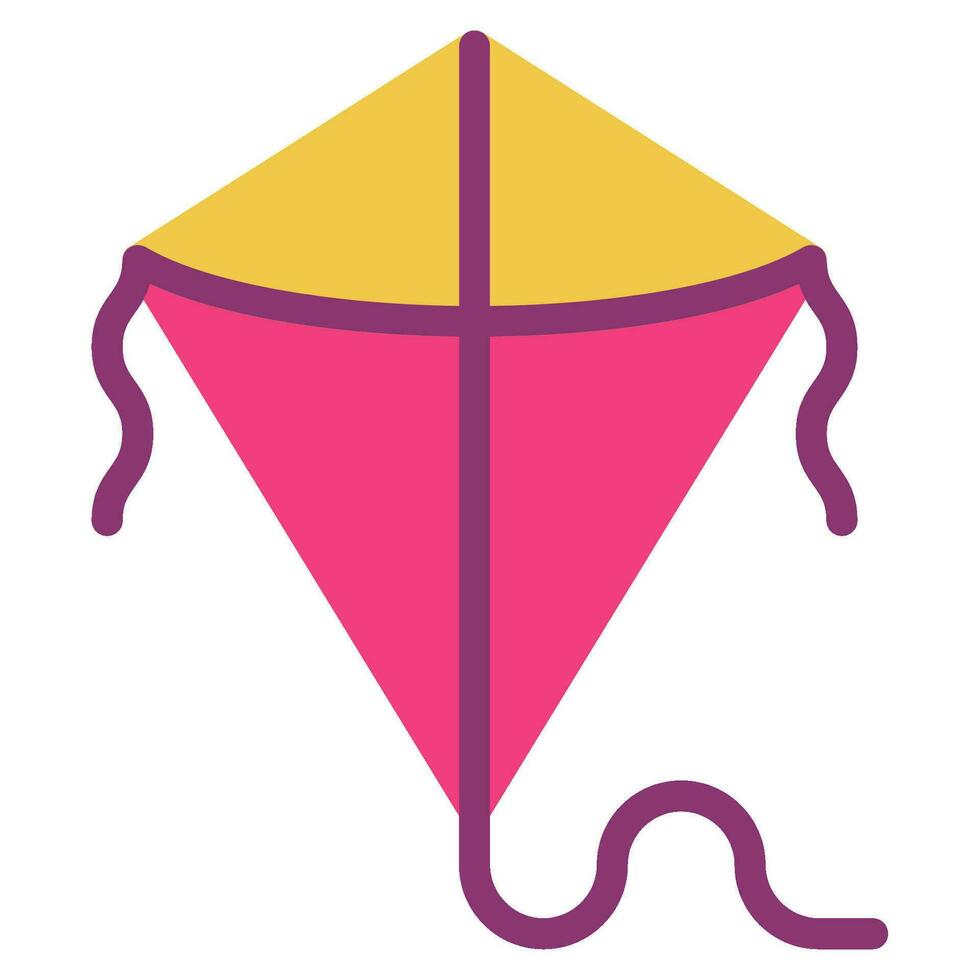 Kite Icon illustration, for uiux, web, app, infographic, etc vector