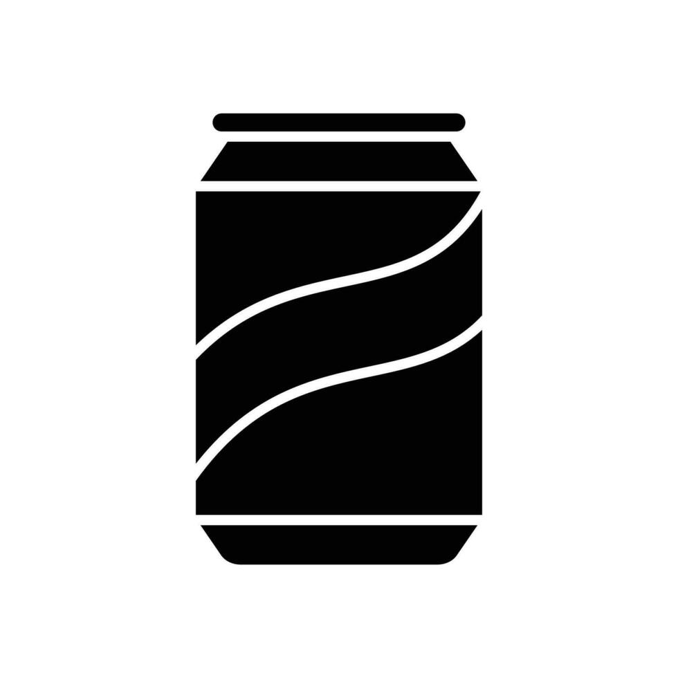 soda lata icono vector diseño modelo sencillo y limpiar