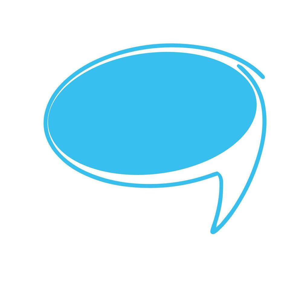 Comic bubble chat icon element vector