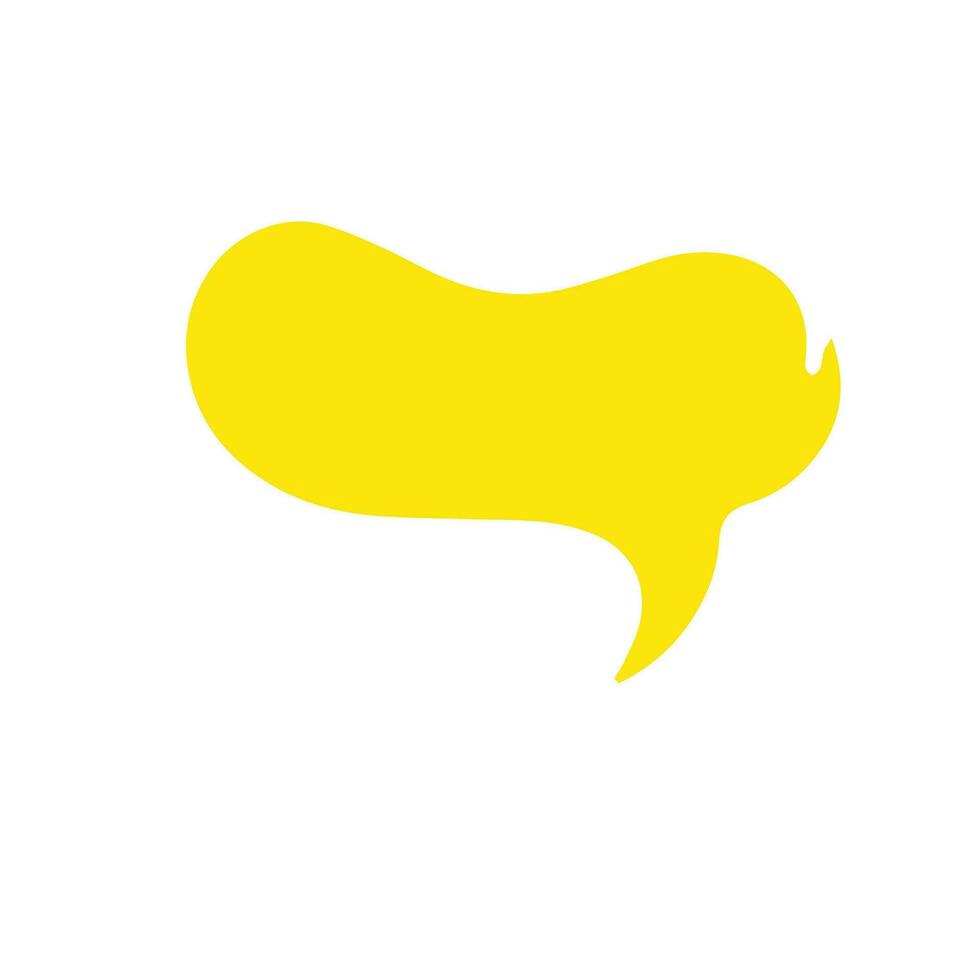 Comic bubble chat icon element vector