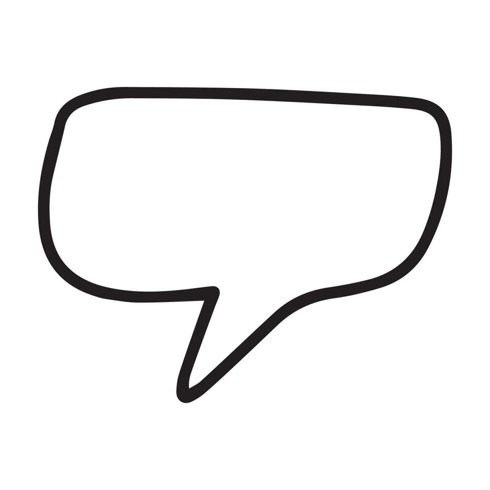 Comic bubble chat icon element vector