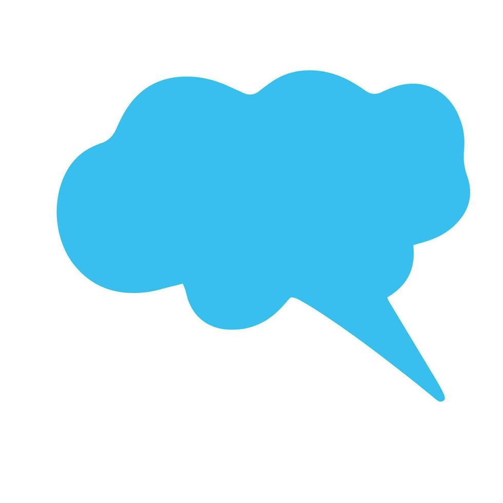 Comic bubble chat icon element vector