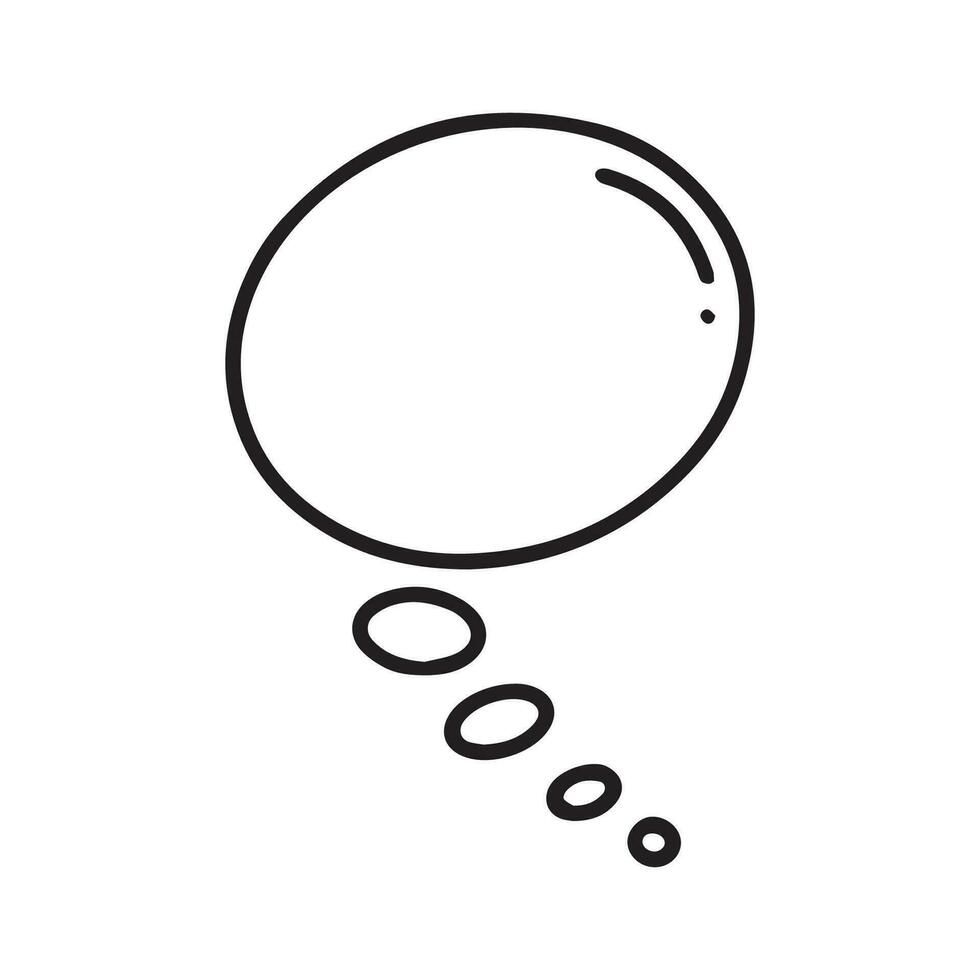 Comic bubble chat icon element vector