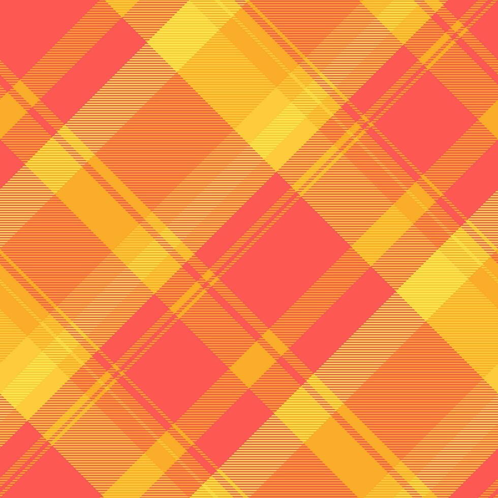 Textile tartan pattern of vector check fabric with a background plaid seamless texture.