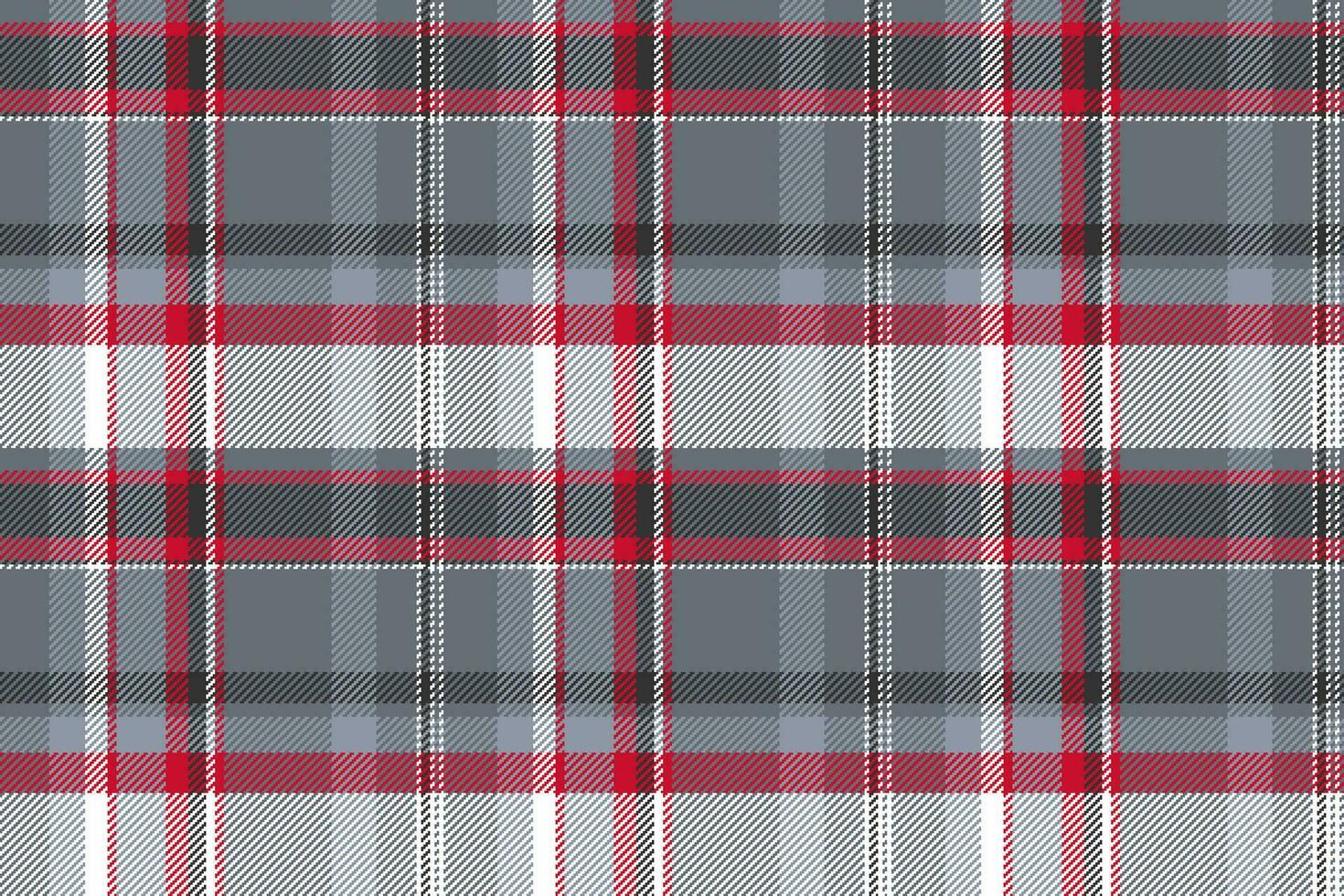 Plaid background pattern of fabric check seamless with a vector tartan texture textile.