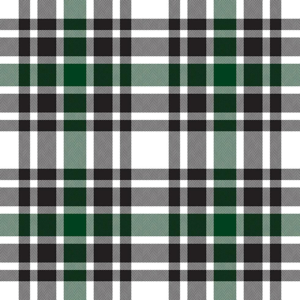 Plaid seamless pattern. Check fabric texture. Vector textile print.