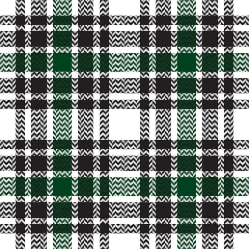 Plaid seamless pattern. Check fabric texture. Vector textile print.