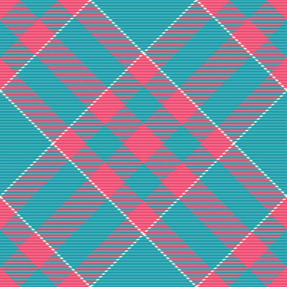 Textile pattern plaid of background fabric check with a tartan seamless texture vector. vector