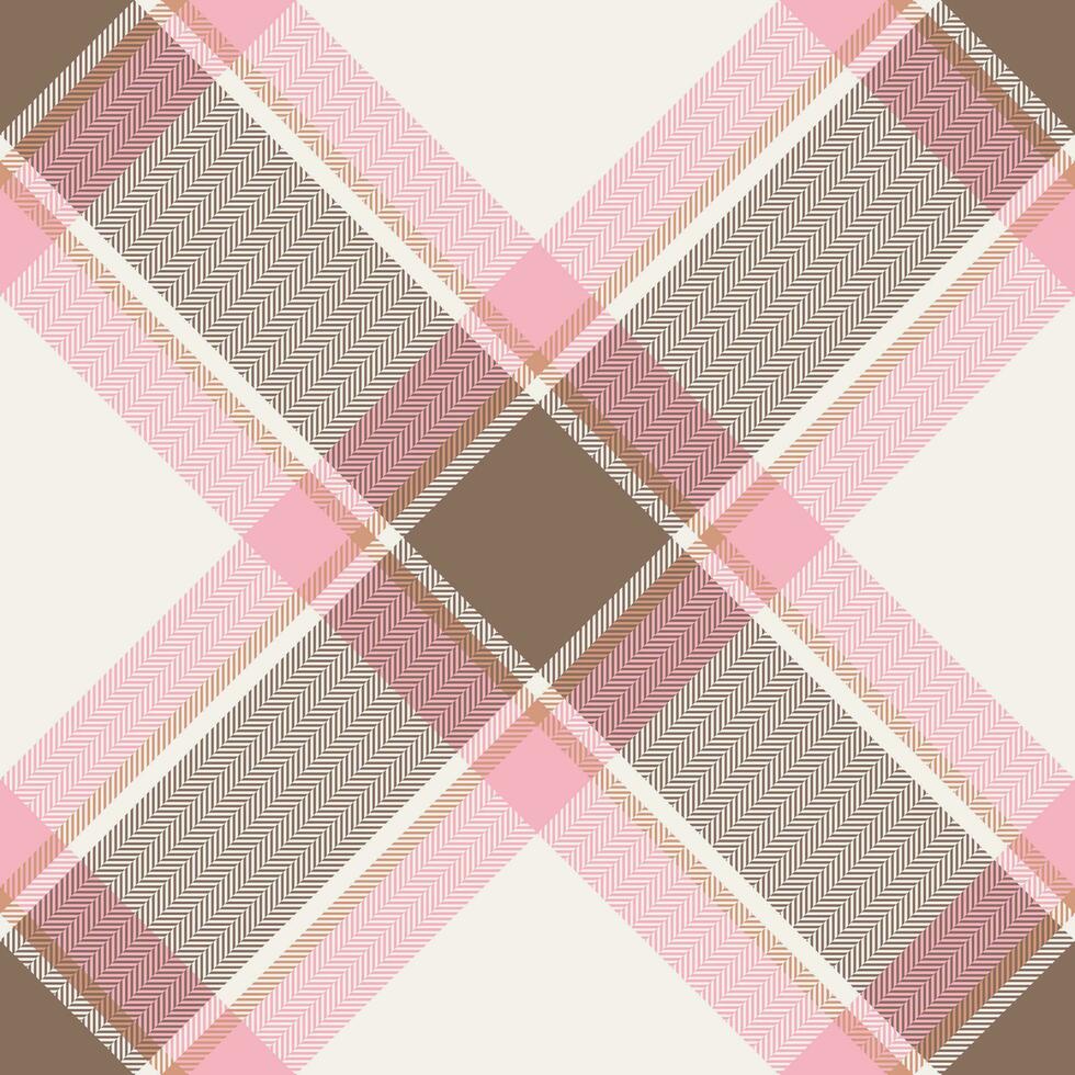 Plaid pattern vector. Check fabric texture. Seamless textile design for clothes, paper print. vector