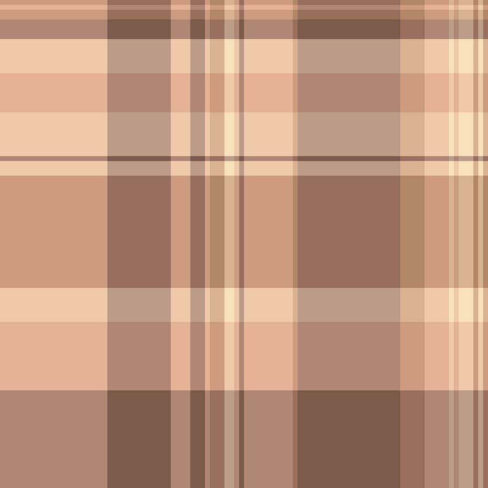 Plaid tartan check of fabric textile pattern with a seamless texture background vector. vector