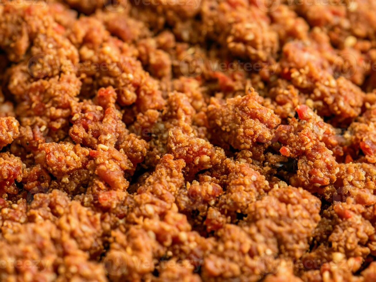 close up fried crispy chicken with spices photo