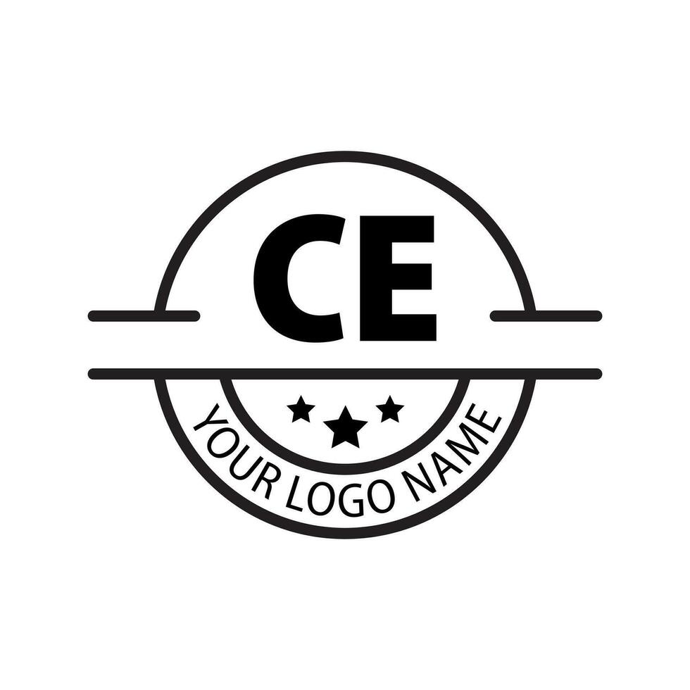 letter CE logo. C E. CE logo design vector illustration for creative company, business, industry. Pro vector