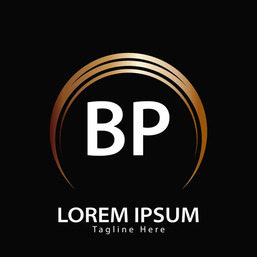 letter BP logo. B P. BP logo design vector illustration for creative company, business, industry
