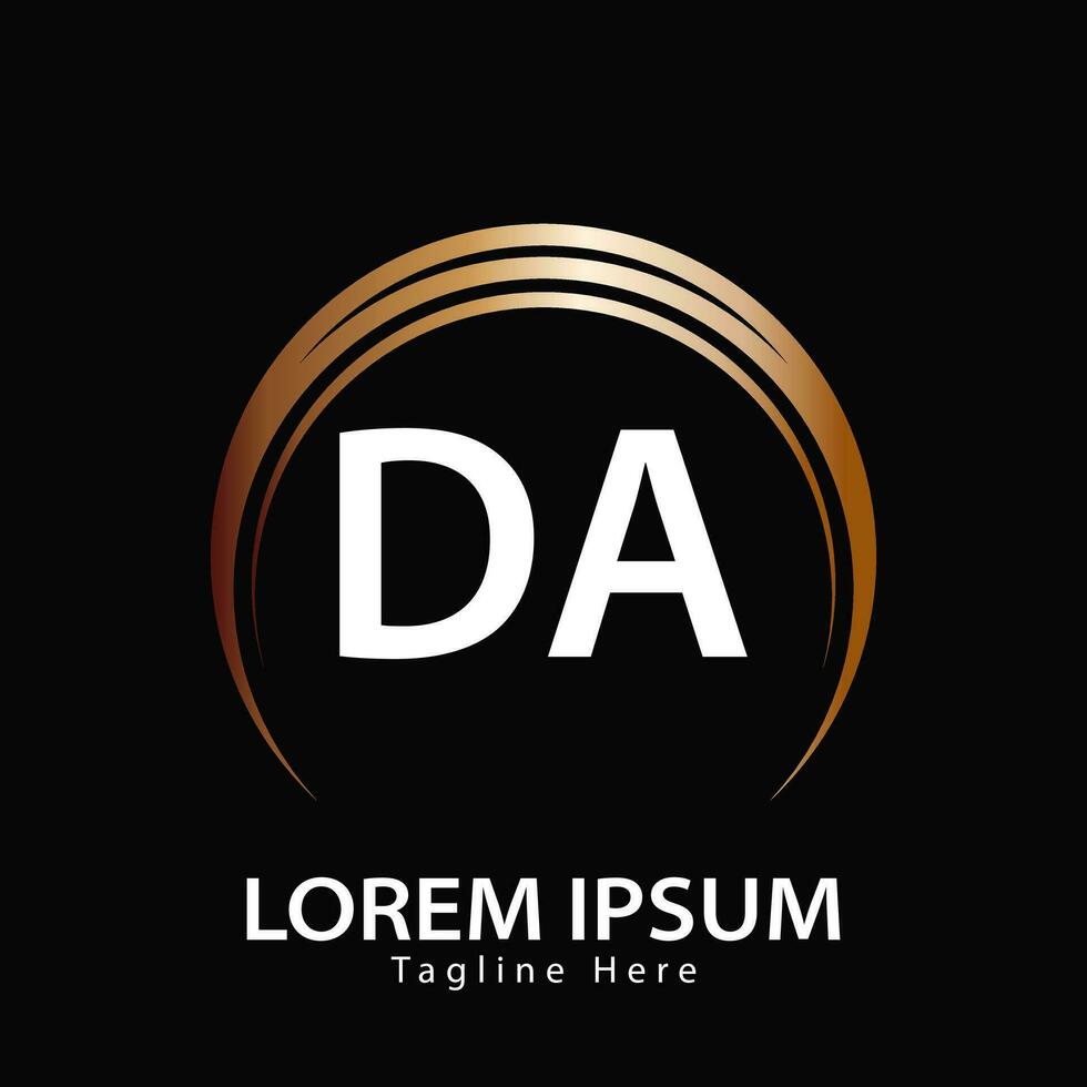 letter DA logo D A DA logo design vector illustration for creative letter DA logo D A DA logo design vector illustration for creative