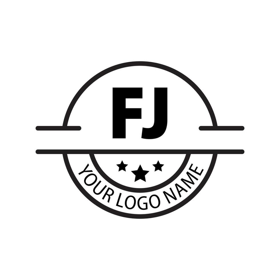 letter FJ logo. F J. FJ logo design vector illustration for creative company, business, industry. Pro vector