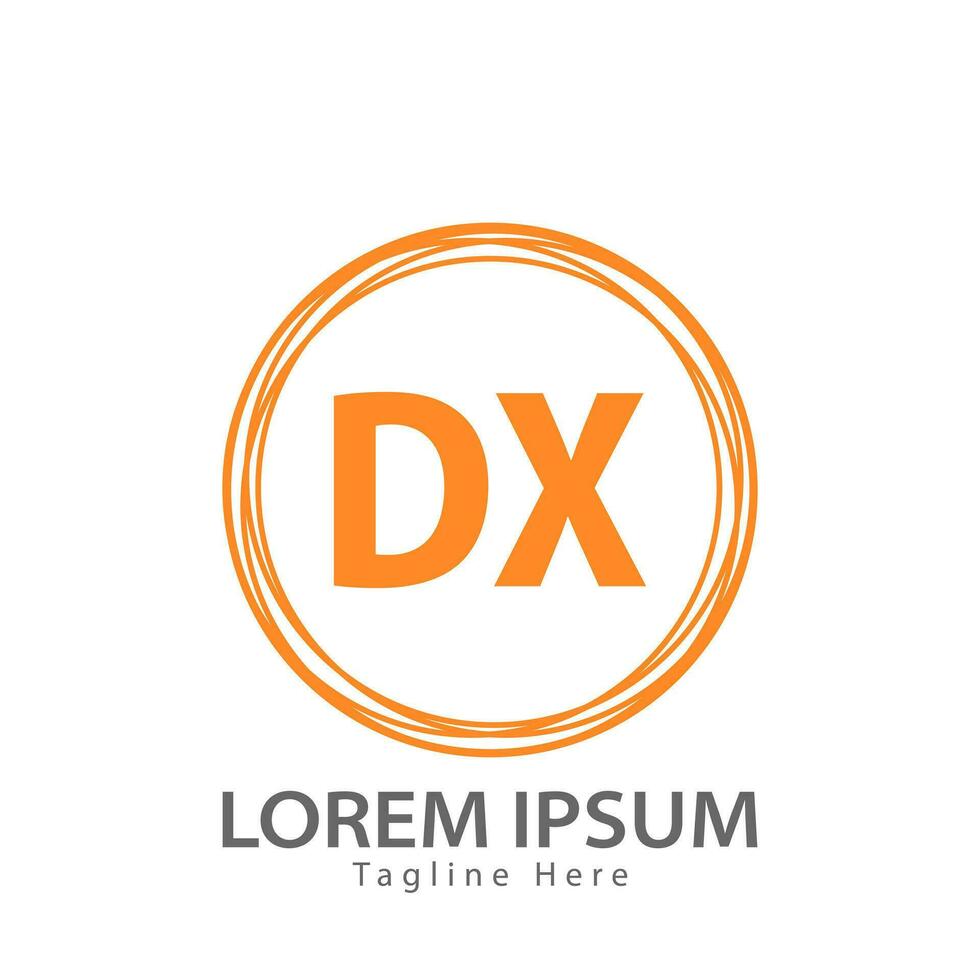 letter DX logo. D X. DX logo design vector illustration for creative company, business, industry. Pro vector