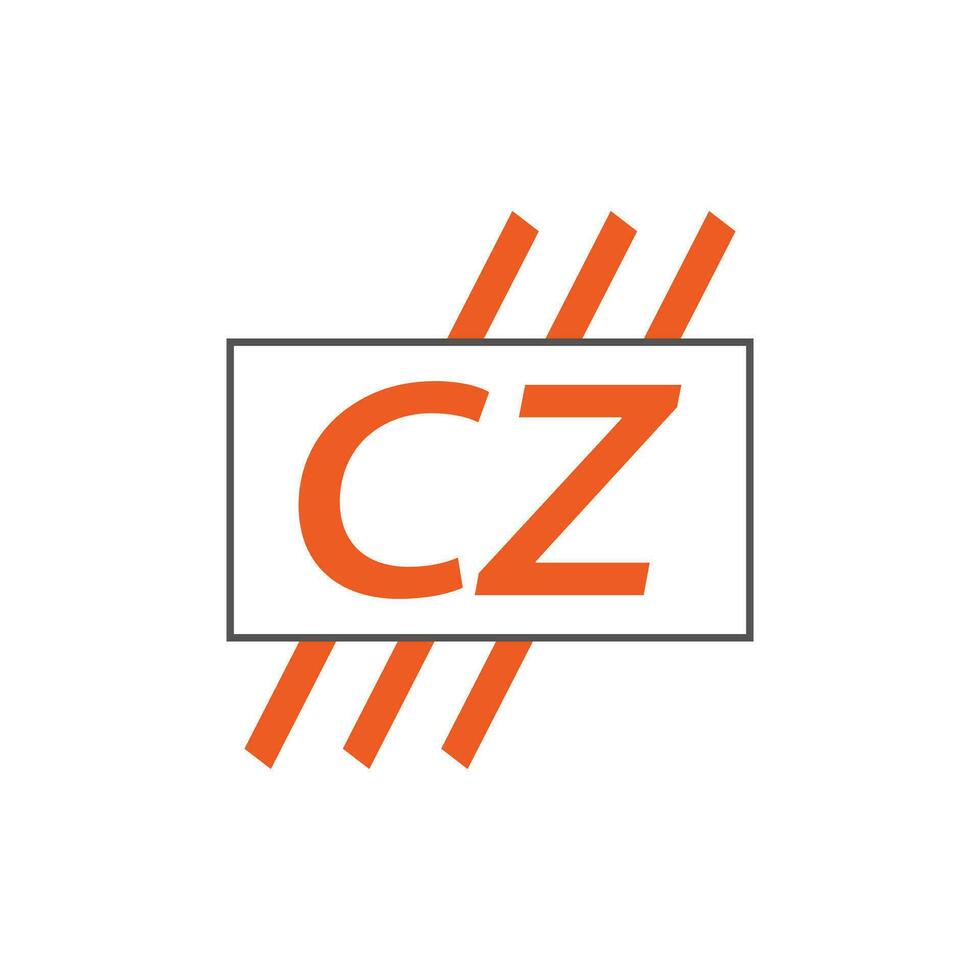 letter CZ logo. C Z. CZ logo design vector illustration for creative company, business, industry. Pro vector