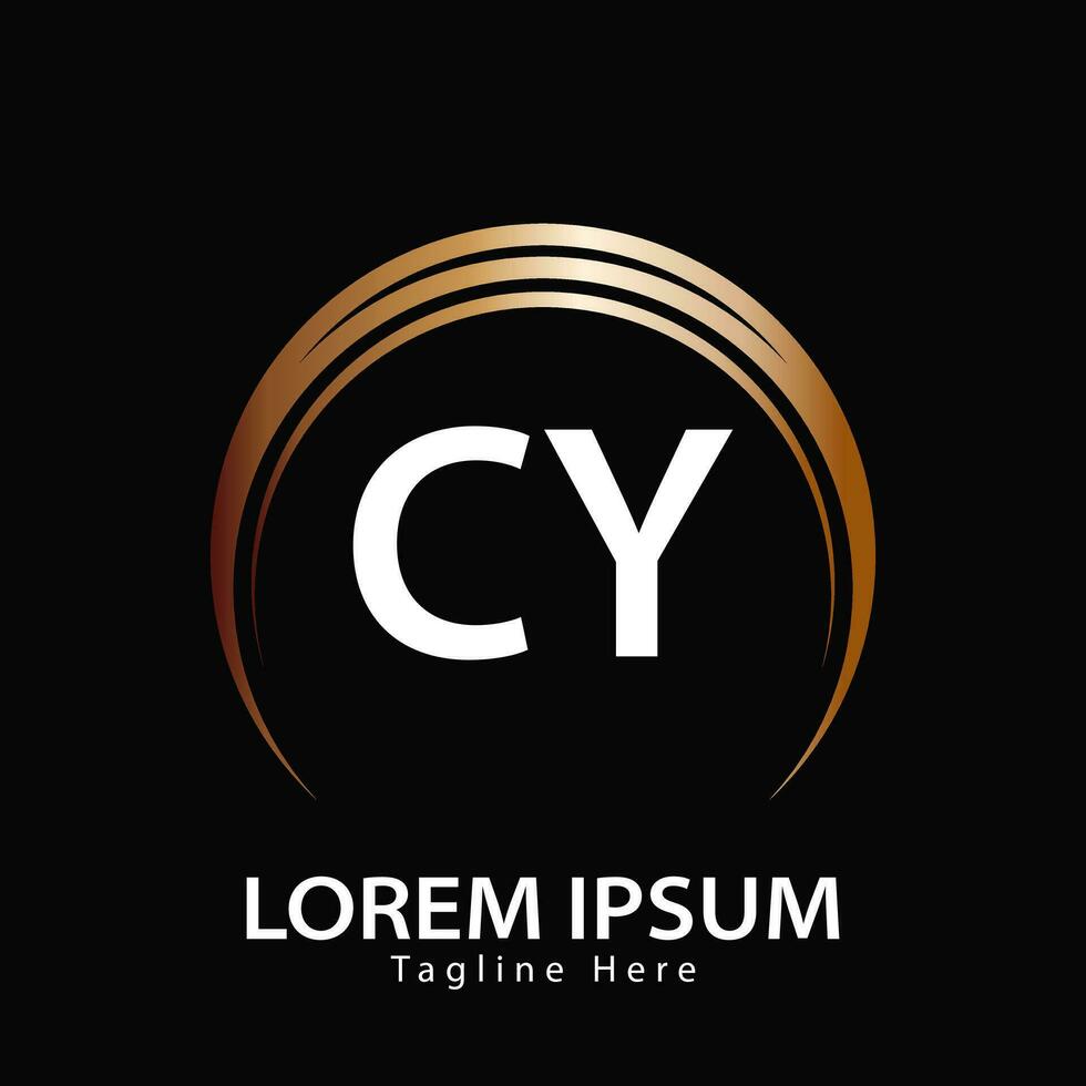 letter CY logo. C Y. CY logo design vector illustration for creative company, business, industry. Pro vector