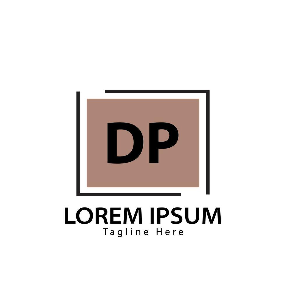 letter DP logo. D P. DP logo design vector illustration for creative company, business, industry. Pro vector
