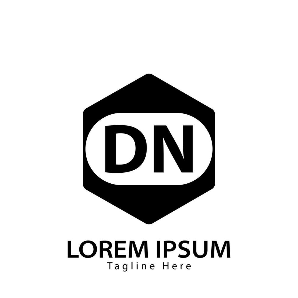 letter DN logo. D N. DN logo design vector illustration for creative company, business, industry. Pro vector
