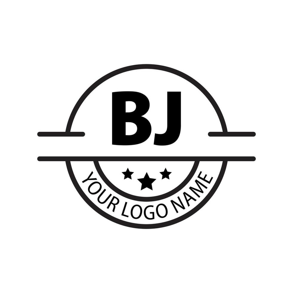 letter BJ logo. B J. BJ logo design vector illustration for creative company, business, industry. Pro vector