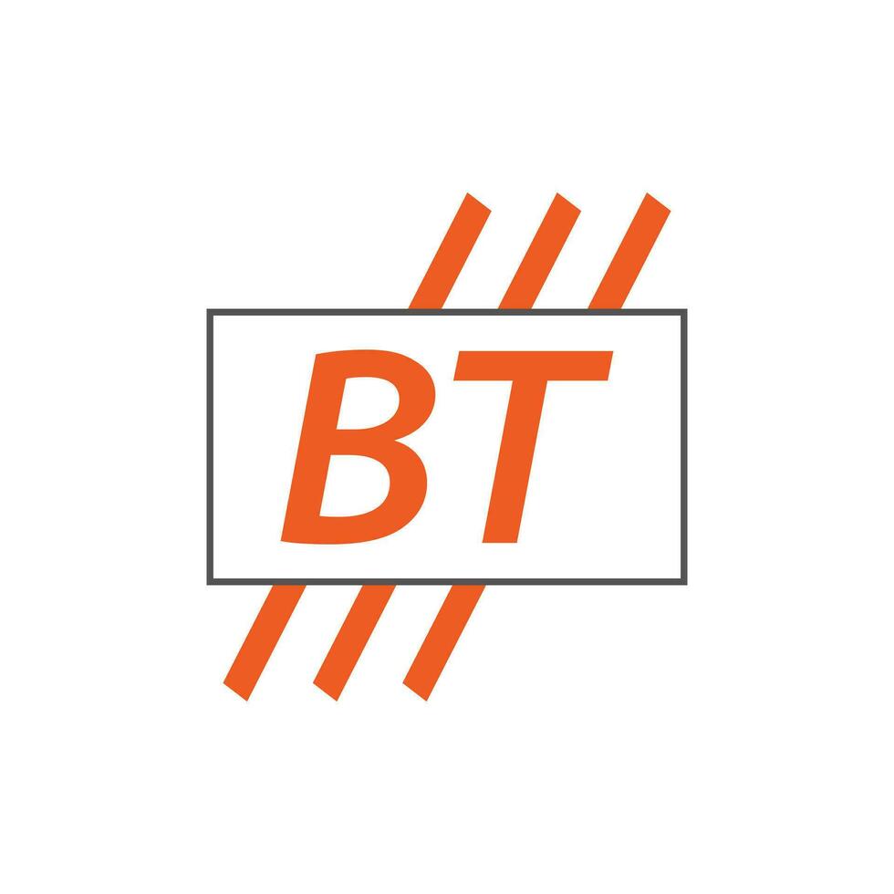 letter BT logo. B T. BT logo design vector illustration for creative company, business, industry