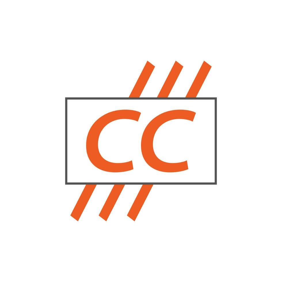 letra cc logo. C C. cc logo diseño vector ilustración para creativo compañía, negocio, industria. Pro vector