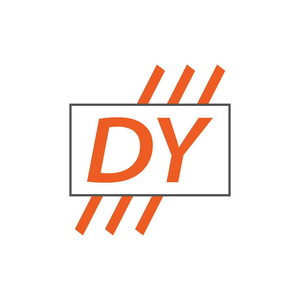 letter DY logo. D Y. DY logo design vector illustration for creative company, business, industry. Pro vector