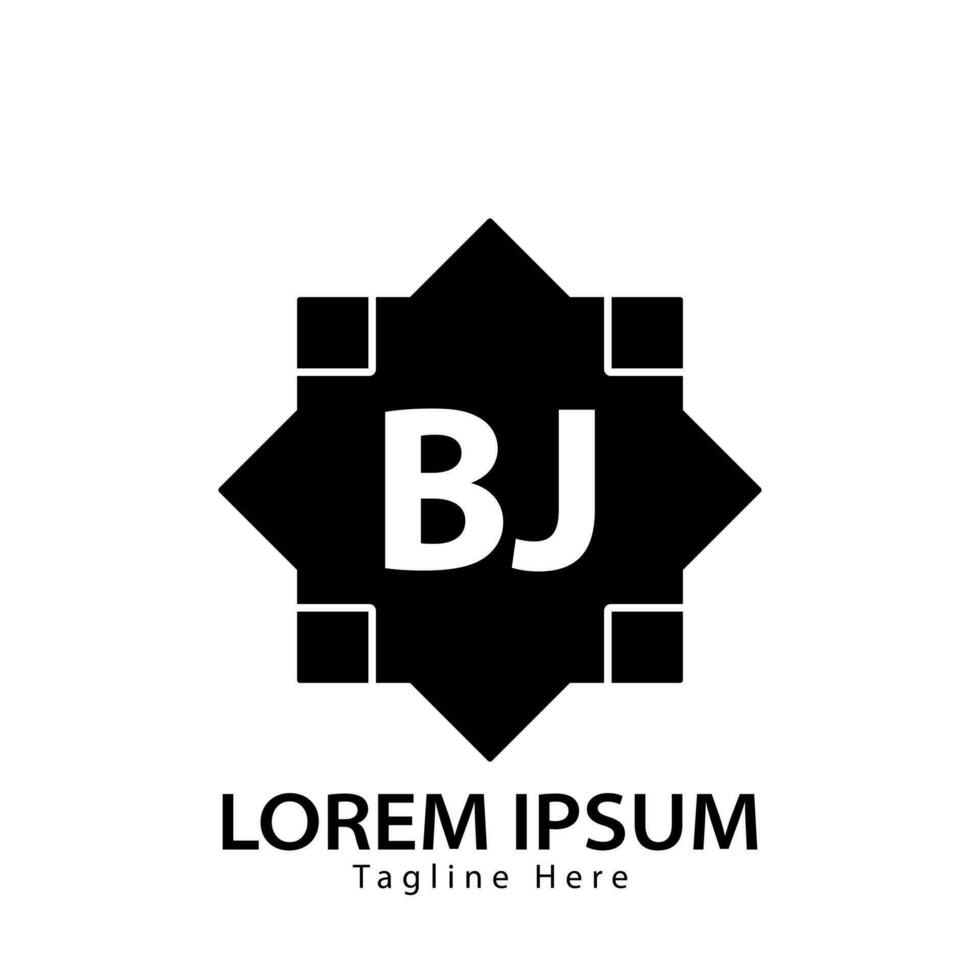 letter BJ logo. B J. BJ logo design vector illustration for creative company, business, industry. Pro vector