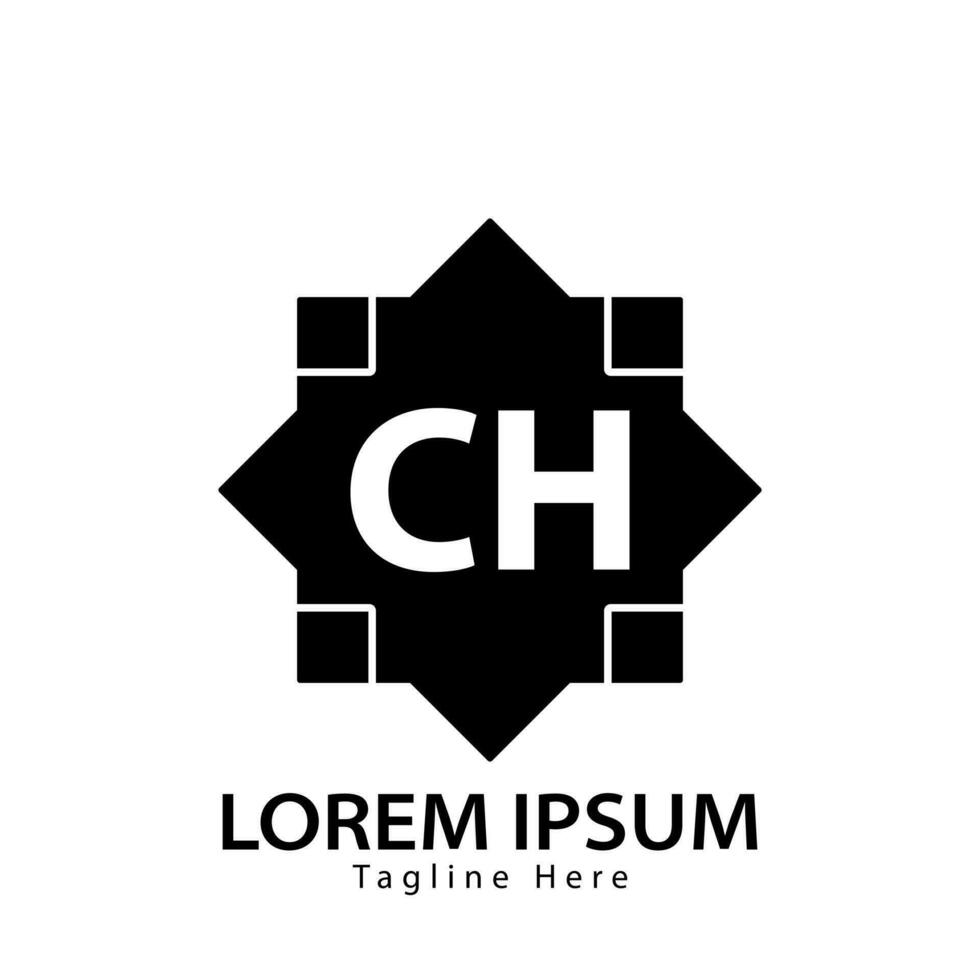 letter Ch logo. C h. Ch logo design vector illustration for creative company, business, industry. Pro vector
