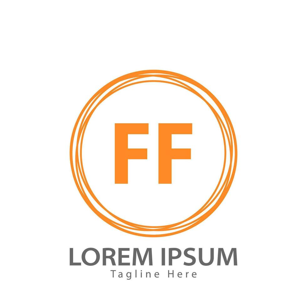 letter FF logo. F F. FF logo design vector illustration for creative company, business, industry. Pro vector