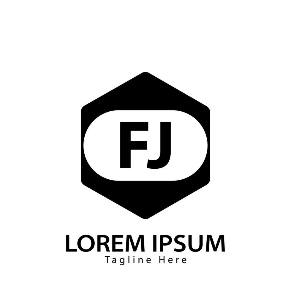 letter FJ logo. F J. FJ logo design vector illustration for creative company, business, industry. Pro vector